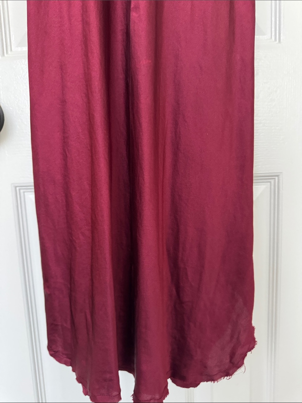 Nili Lotan Burgundy Silk Slip Dress - Picture 10 of 12